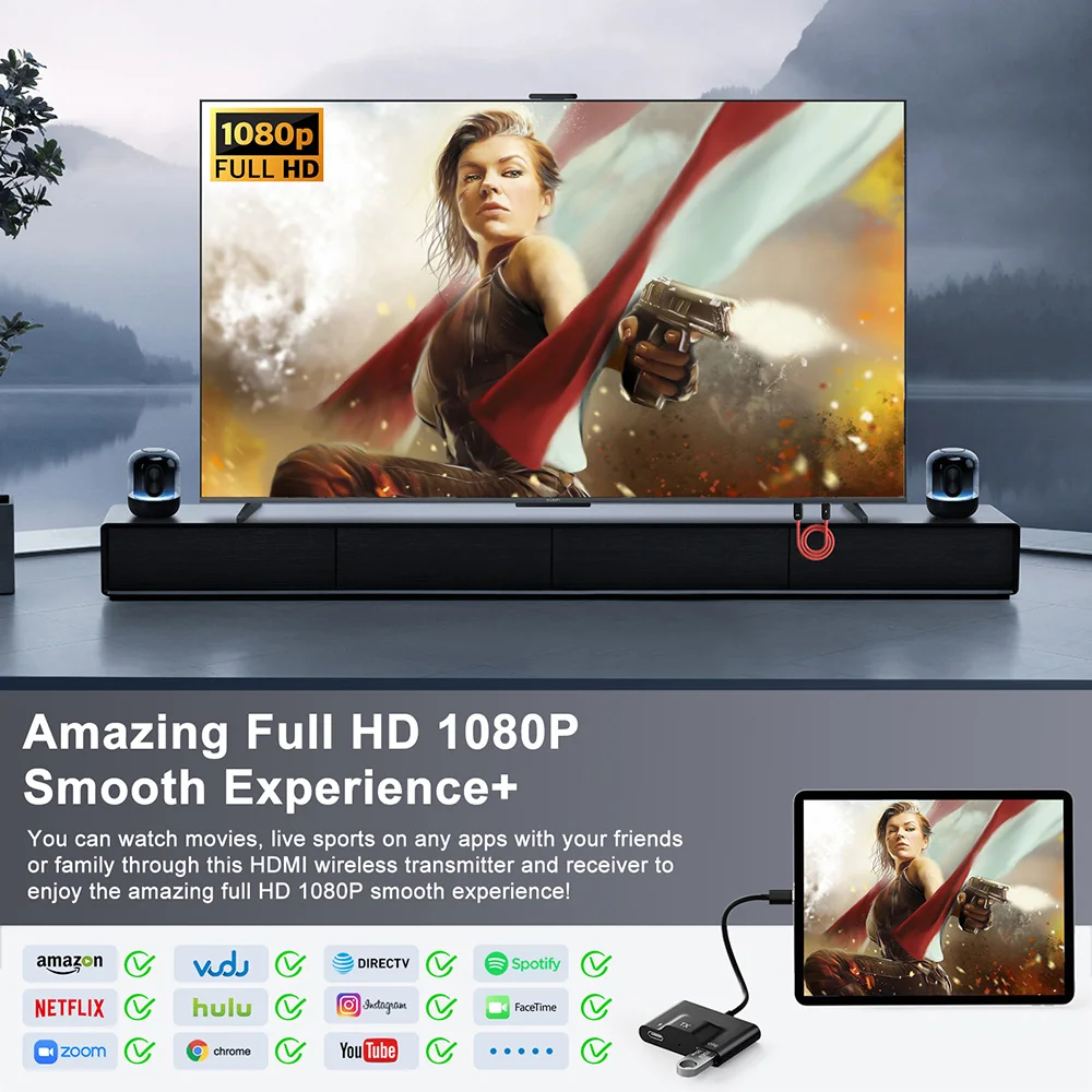 Wireless Adapter Iphone Hdmi Cable That Supports Netflix The Best