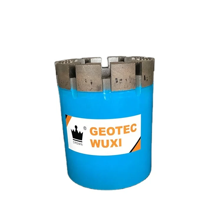 CROWN Mining Bit HQ3 Impregnated Diamond Bits Double Triple Tube Drill Rod Pipe Drilling