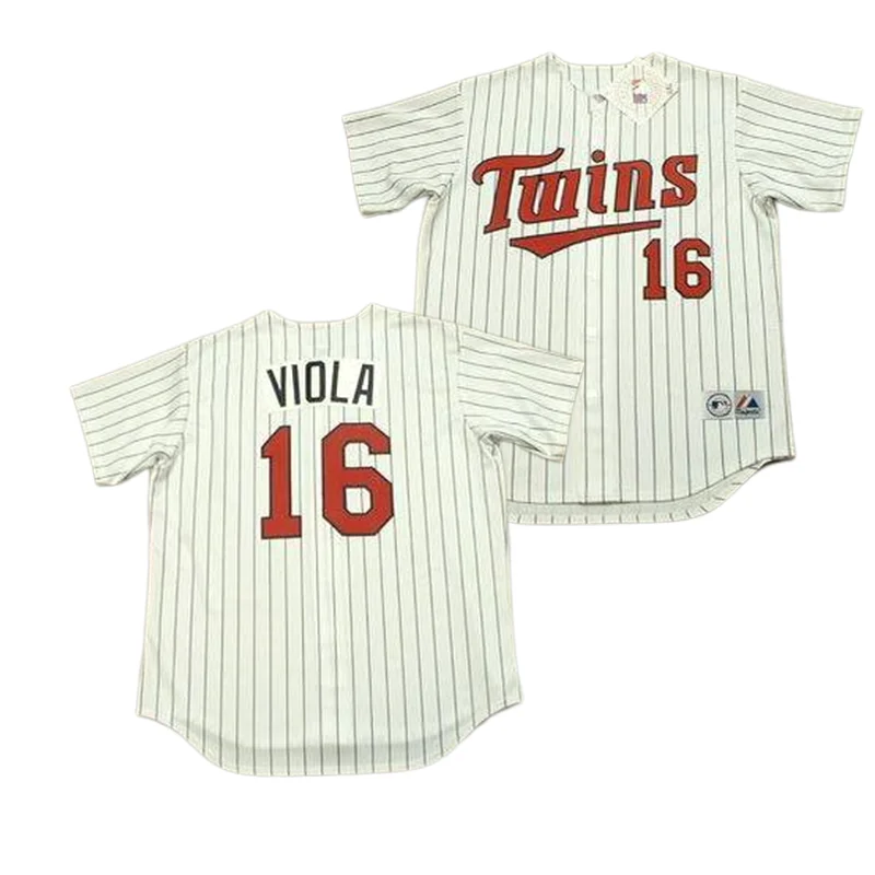 Wholesale Men's Minnesota Twins 14 Kent Hrbek 16 Frank Viola 24