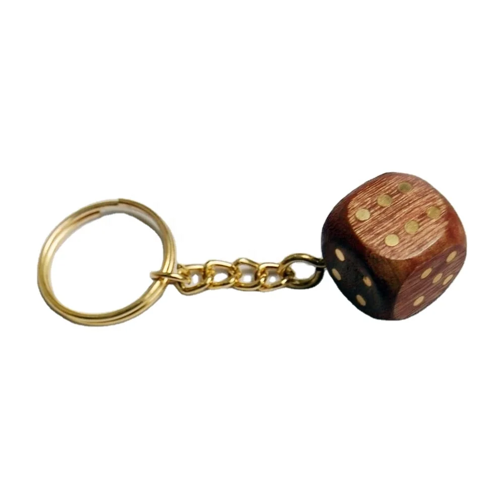 Ludo Dice Metal Key Chain