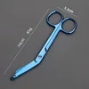 Coude en gaze de titane bleu 140MM de précision