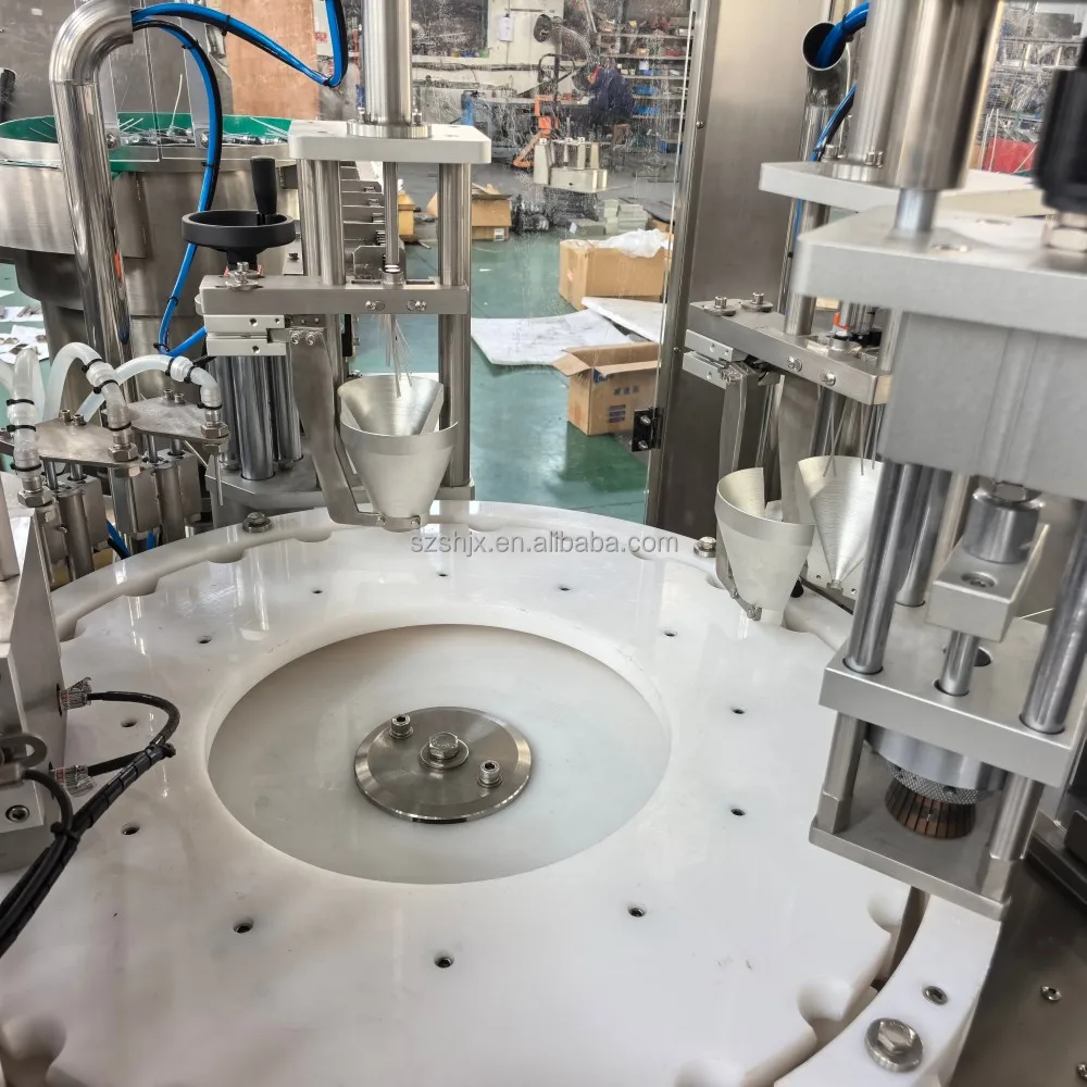 Multifunctional 5ml 7.5ml 15ml  Spray Perfume Sample Bottle Filling and Capping Machine Perfume Filling Machine Crimping Line supplier