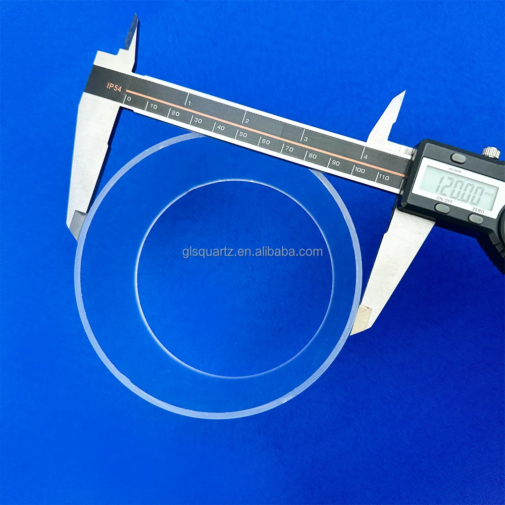 Customized Large Diameter Polished Transparent quartz tube Clear Silica semiconductor Quartz Cylinder Quartz Glass Tube