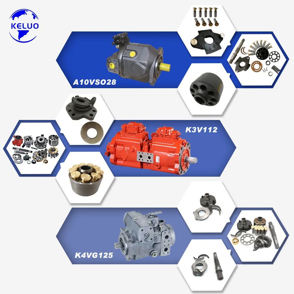 A4v56 Piston for MSG-27P Parts Hydraulic Pump Repair Kits KYB MSG27P Swing ...