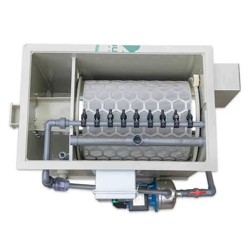 水中ポンプ付き 強制濾過器 ロータリードラムフィルター QL-PM5-D 新品