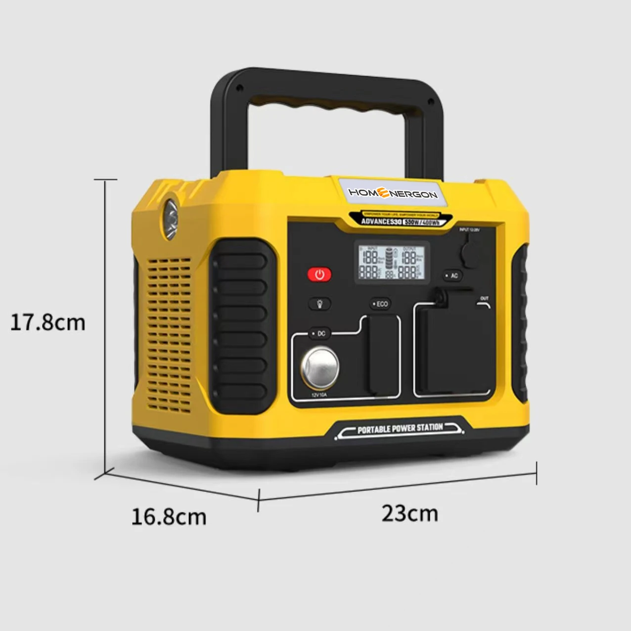 Enerlution 、 Hybess - Eyacht Popular HomeNergon Outdoor Camping Electric Power 300W 330W IFEPO4 3.2V Lithium Lithium Station Solar Station Proteable Station 11