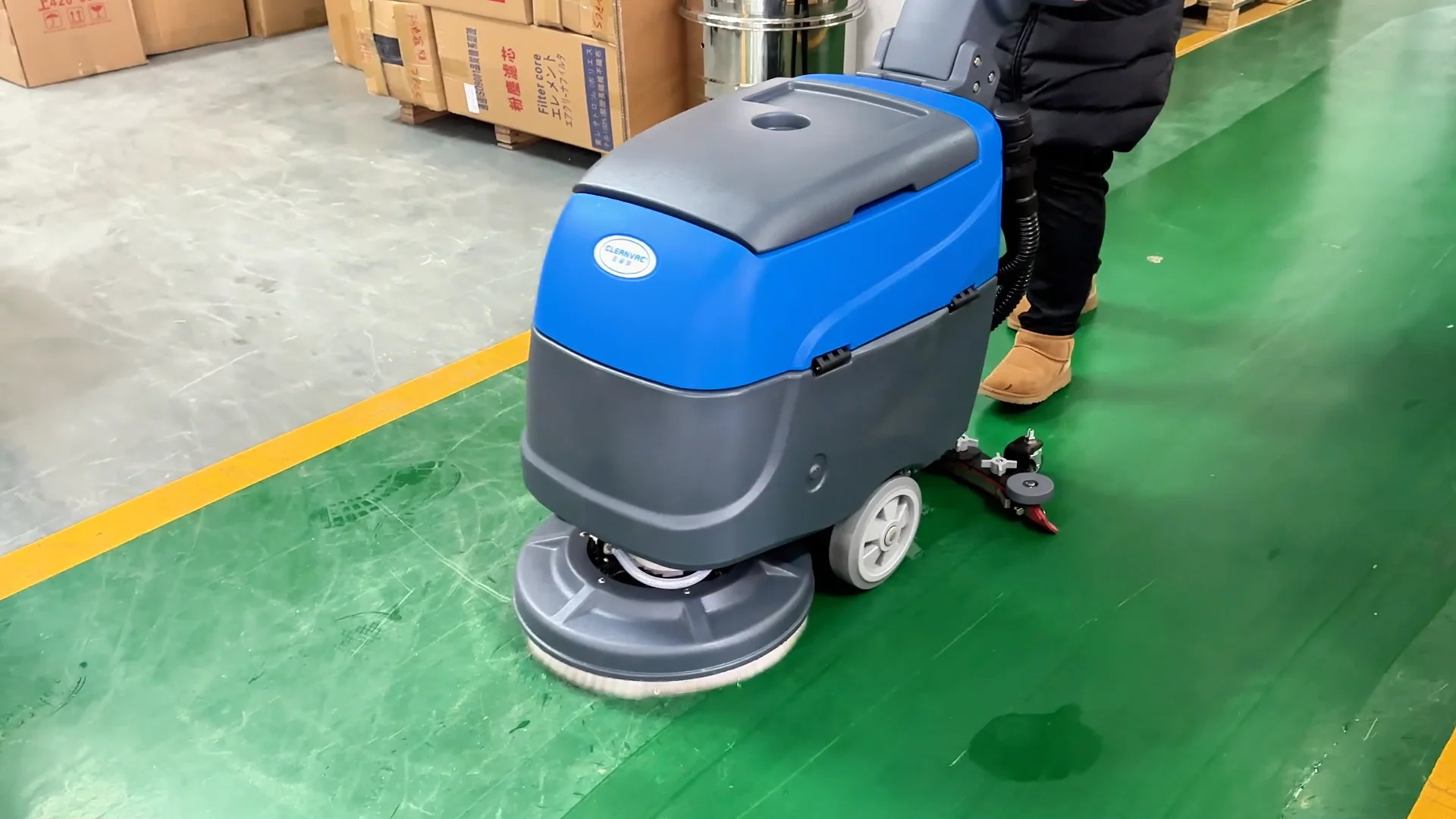 Cleanvac Wholesale Tiles Floor Washing Machine Automatic Walk Behind