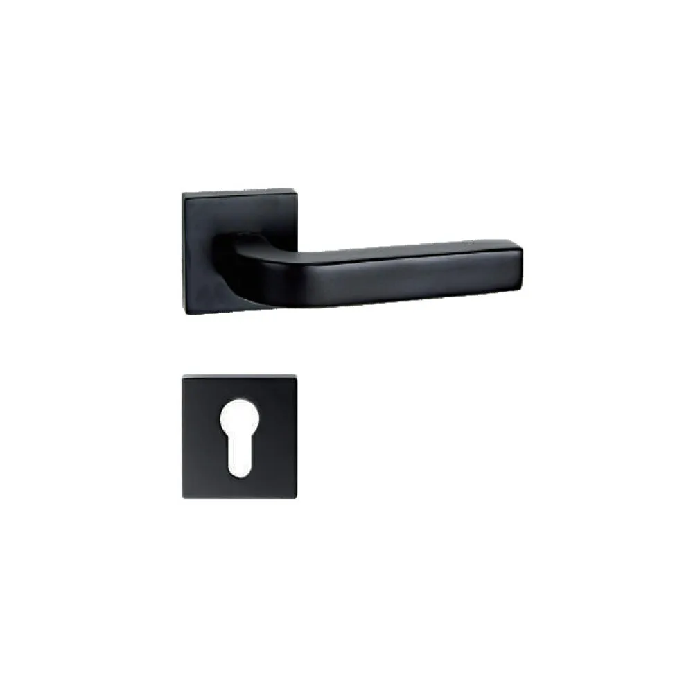Transparent Acrylic Door Handle Fixing Clamp Western Pocket Door Handle