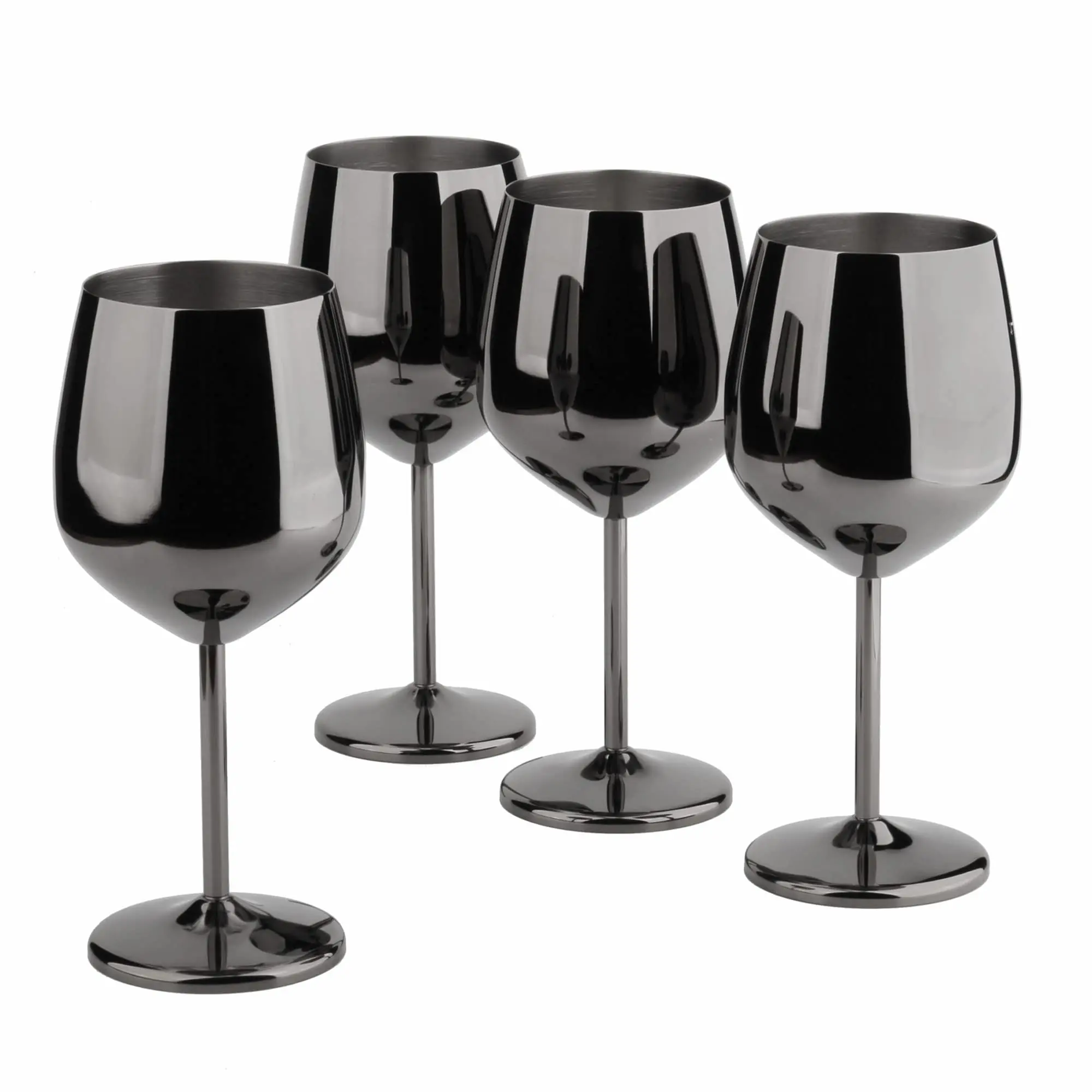 Custom Party Goblet Wine Stainless Steel Wine Glass Goblet 16oz Metal