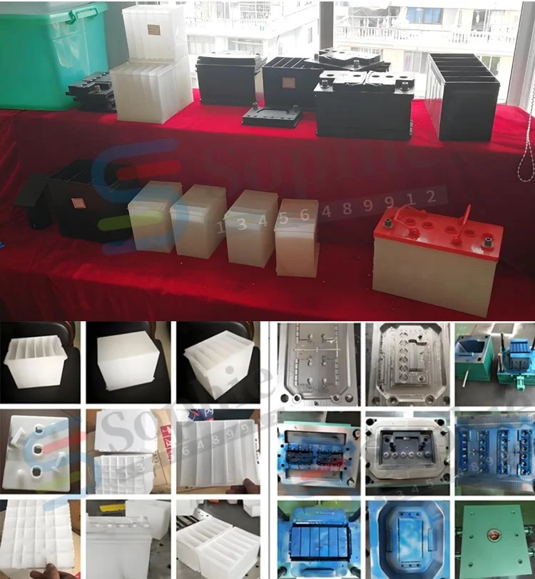 N60 N100 N200 Lead-Acid Battery Case Mold Plastic Battery Box Injection ...