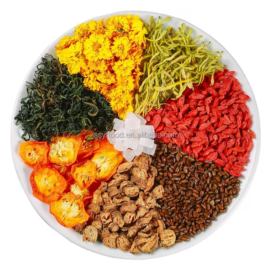 Chinese Organic Flower Herbal Tea Wholesale Honeysuckle Wolfberry