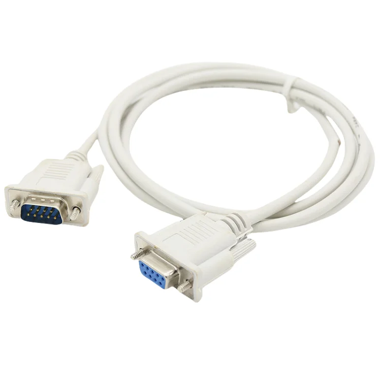 Coaxial RS232 Cable with DB9F Female to Female Connector Pure Copper Conductor PVC Jacket for Projector and DVD Player