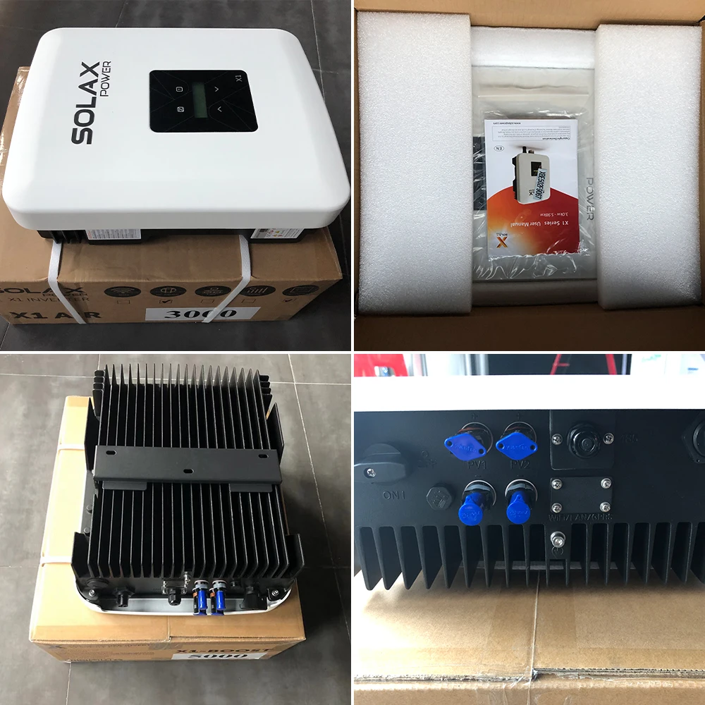 Solax Mppt Function Hybrid Solar Power Inverter 40kw 50kw 60kw on Grid Pure Sine Wave Solar Energy Inverter Commercial Use