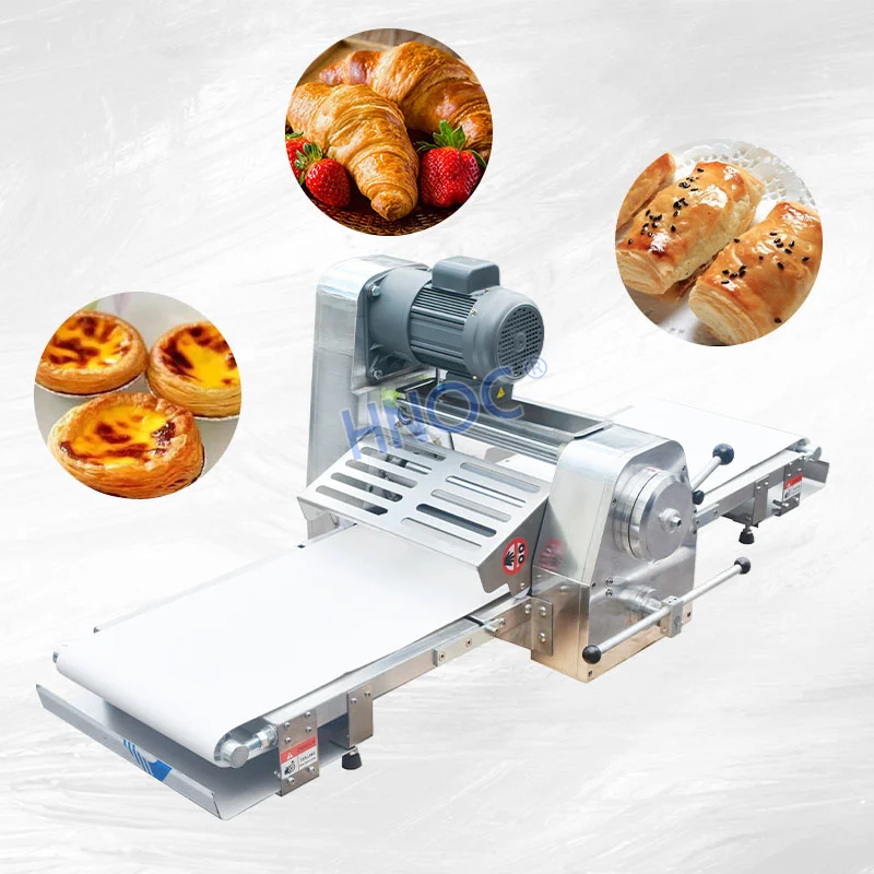 Desktop Croissant Pastry Kneader for Bread Counter Top Ball Bake Buns Cookie Dough Sheeter Make Machine