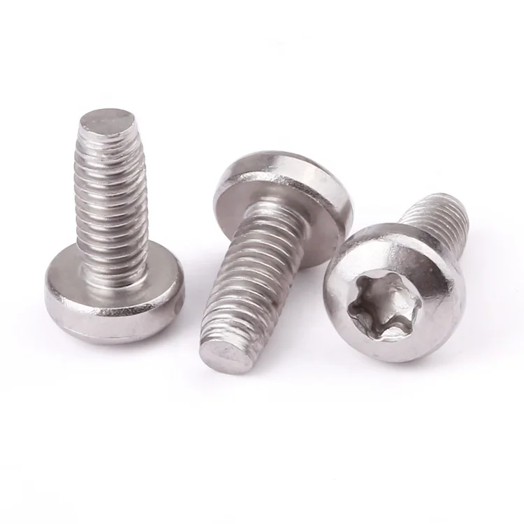 GB2672 torx screw pan head screw trigonodont stainless steel screws for communication industry