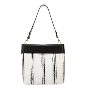 2026 New Fashion PU One-Shoulder Cross-Body Bucket Bag Custom Logo OEM/ODM Supported for Summer Lady