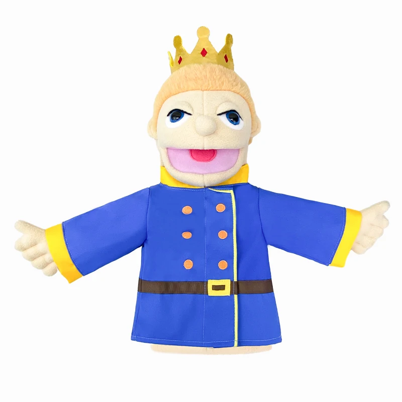 Professional Hand Puppet Toy with Moving Mouth for Role Play Parent-Child Interactive PP Cotton Fill Speech Doll Toy