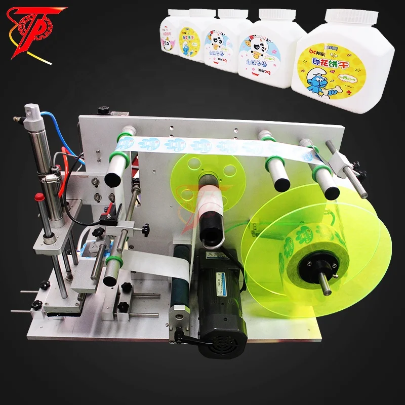 Semi Automatic Pet square Bottle Manual Labeling