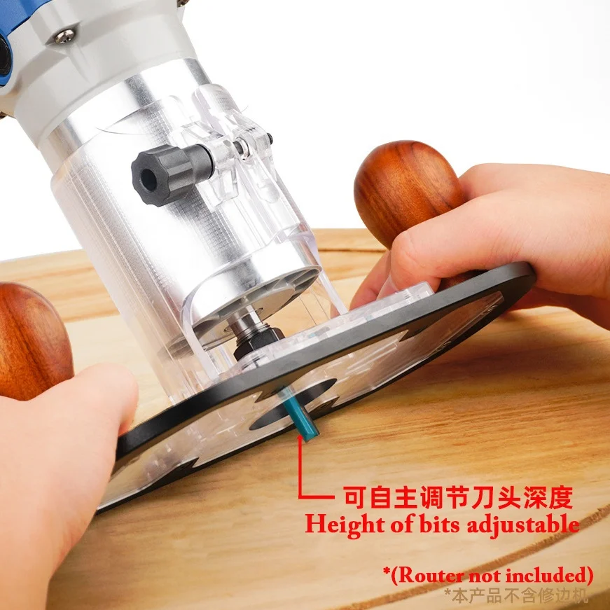 Universal Router Guide Sub Base for Compact Router Compatible with Porter Cable Style Routers