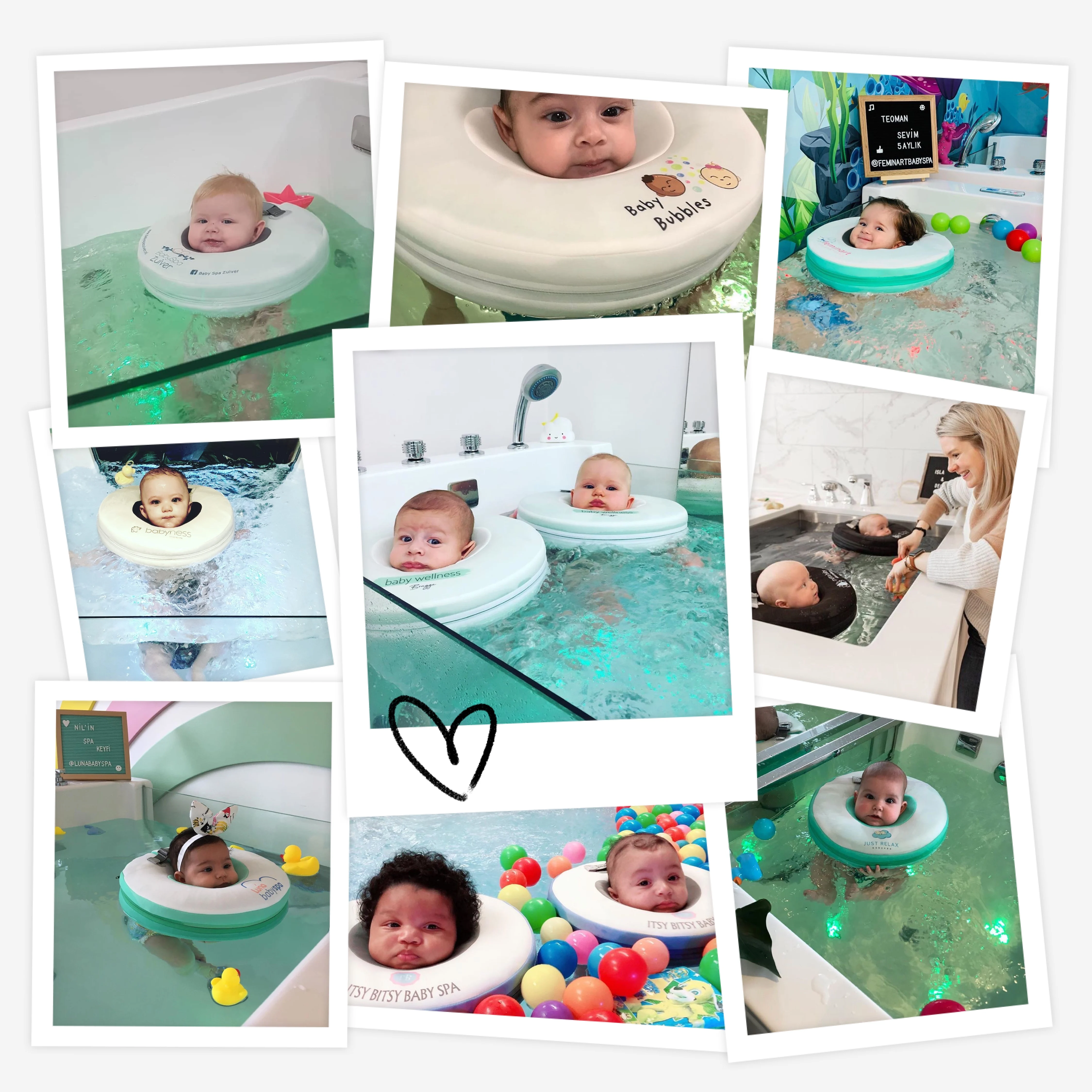 Mambobaby Customize Non Inflatable Baby Neck Float Swimming Ring Baby Spa Bebe Flotador OEM ODM Bebek Kids Pool Floater Floatie