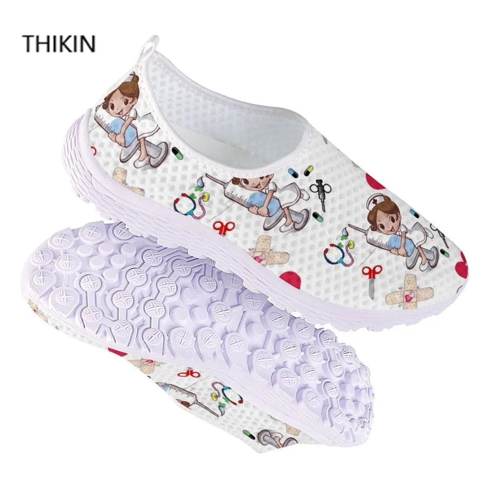 nurse pattern shoes