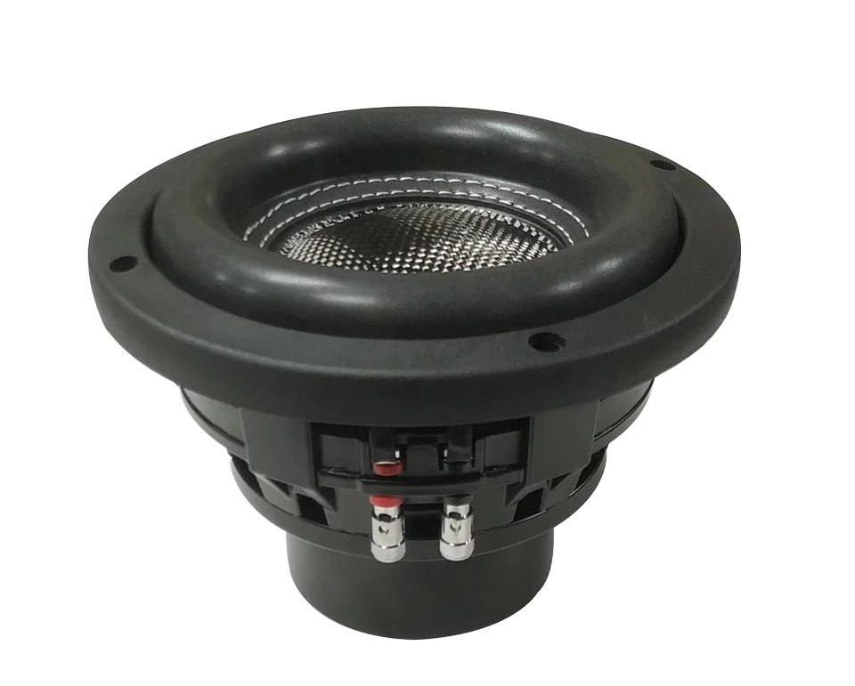 6.5 Inch Neodymium Magnet Car Subwoofer 650-048 300W-600W RMS Power 12V Dual Coils Carbon Cone Car Audio Speaker