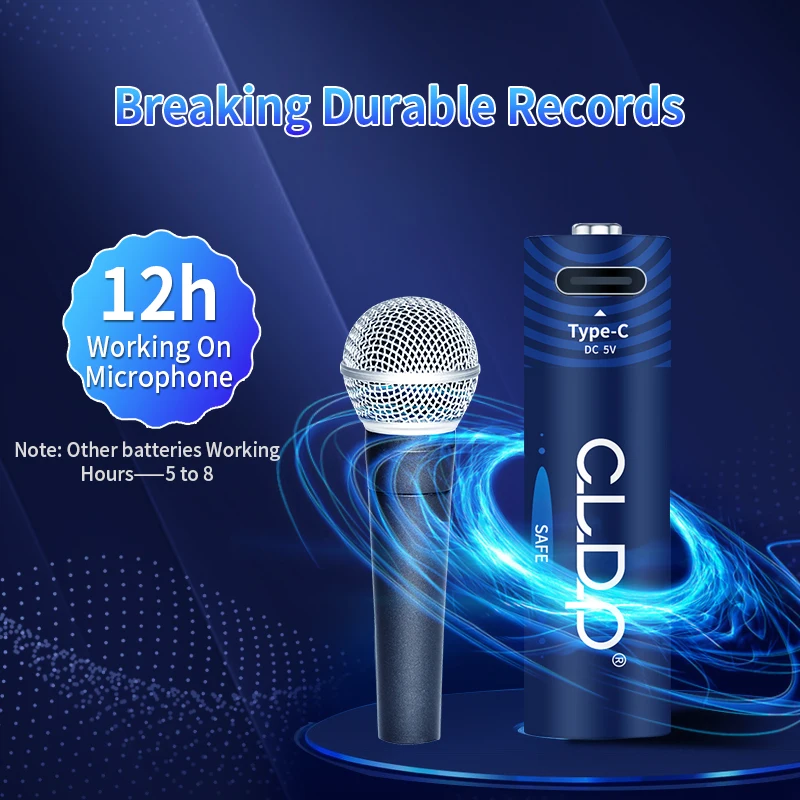 Никель-Цинковый перезаряжаемый аккумулятор AAA с логотипом, USB-зарядка, двойной порт A Type-c, без зарядного устройства, перезаряжаемые USB-батареи AA