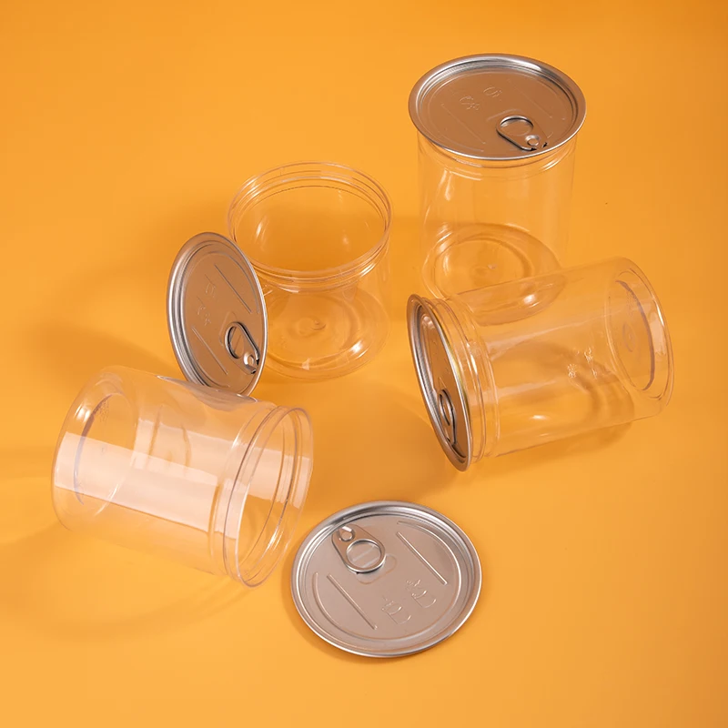 Supplier Professionally Made Multi Size Pet Jar Plastic Pop Top Cans