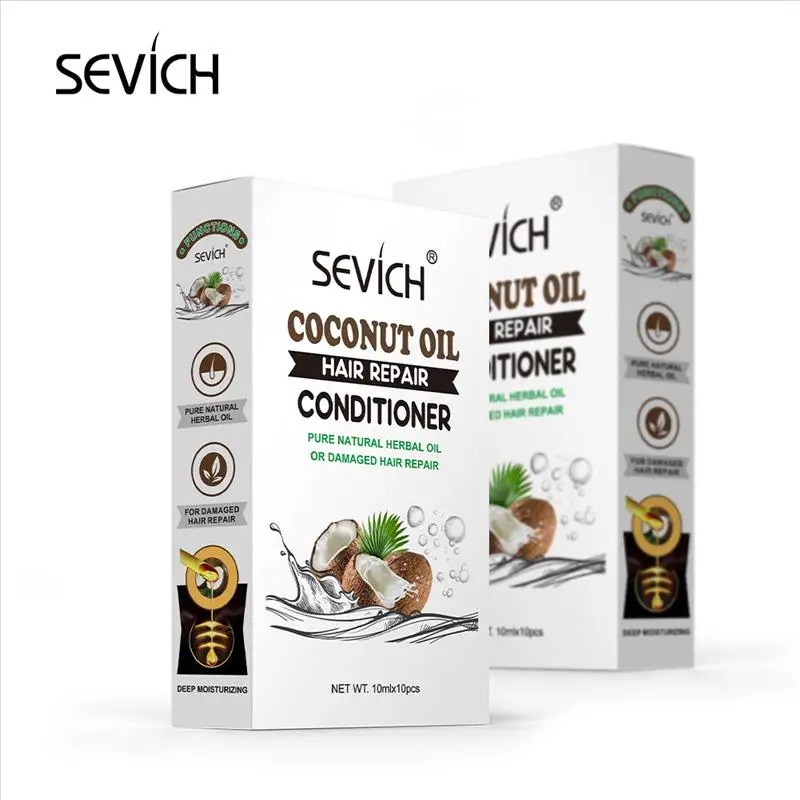 Шампунь и кондиционер с растительным кокосовым маслом частного бренда для восстановления корней волос