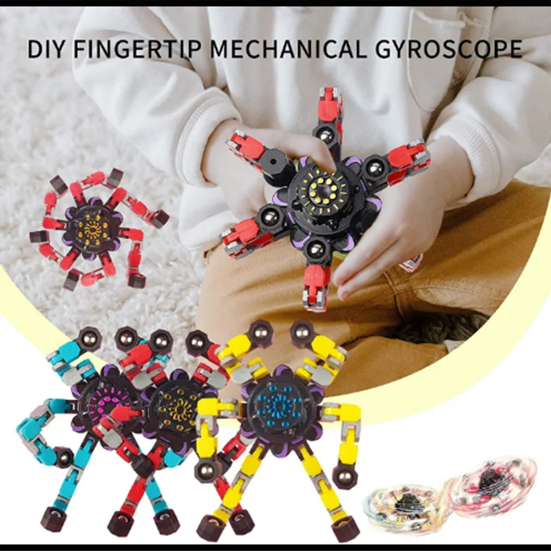 PT Custom Fidget Fingertip Spinner Decompression Toy Hand Spinning Toys for Kids Adults Decompression Finger Spinner Toy