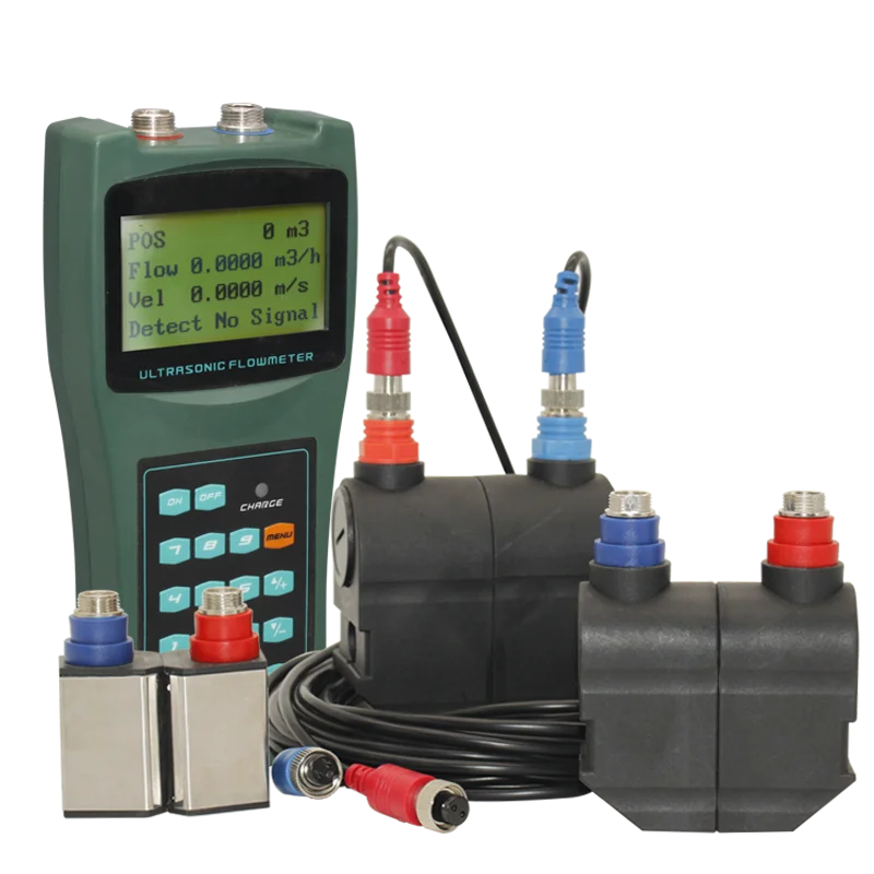 Handheld Portable Ultrasonic Water Flow Meter Stainless Steel OEM Customizable Ready to Ship
