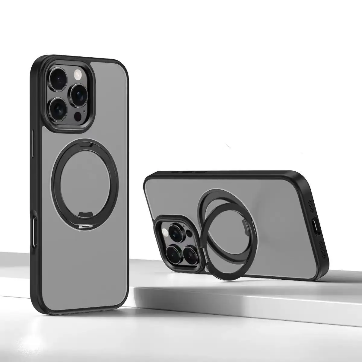 Laudtec Strong Magnetic 360° Rotating Holder with Magnetic Base Case for Apple iPhone 16/Pro/Pro Max Wholesale OEM/ODM/Private Label