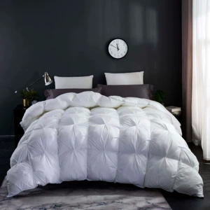 Factory Sale Down Quilt 100% Cotton Shell White Goose Home Bedding Comforter Duvet