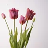 Soft rubber tulip flower a168-purple