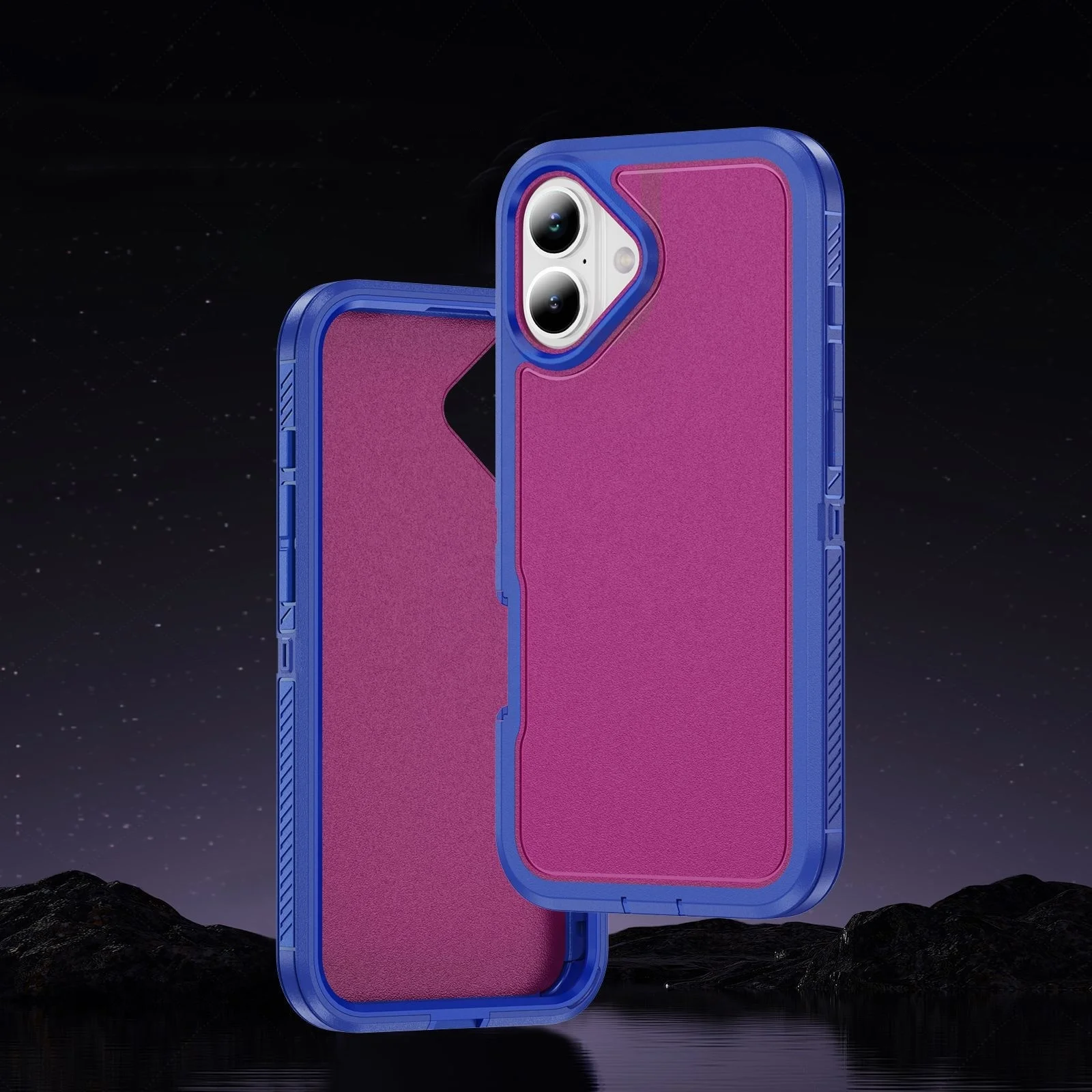 Frosted Shockproof Phone Case Matte For Iphone 16 15 14 13 12 11 Plus Pro Max Anti-Fingerprint Protective Hard Back Phones Cover