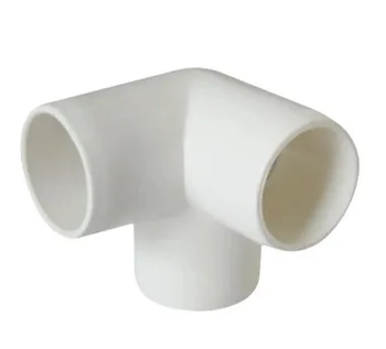 PVC Pipe Fitting Tee PVC 3 way elbow corner tri-angle fitting of Mooningway with high quality and low price