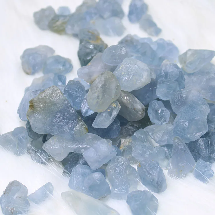 Wholesale Price Natural Tumbled Celestine Rough Raw Blue Celestite Rock ...