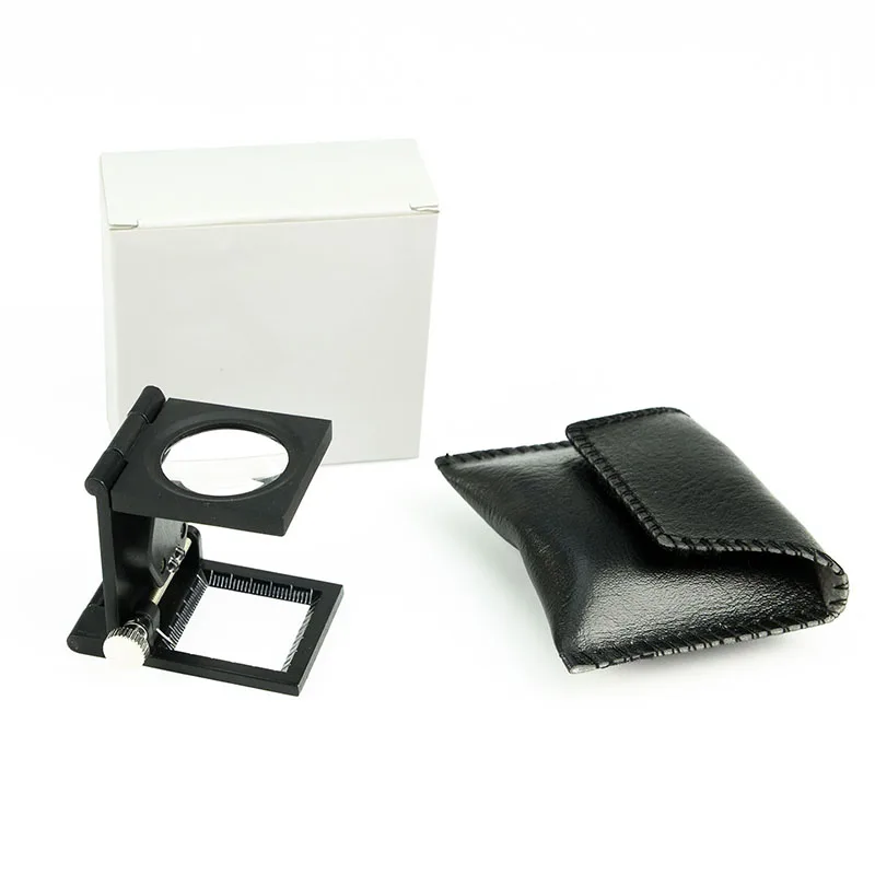 Professional Fiber Optical Mini Magnifying Glass 8X
