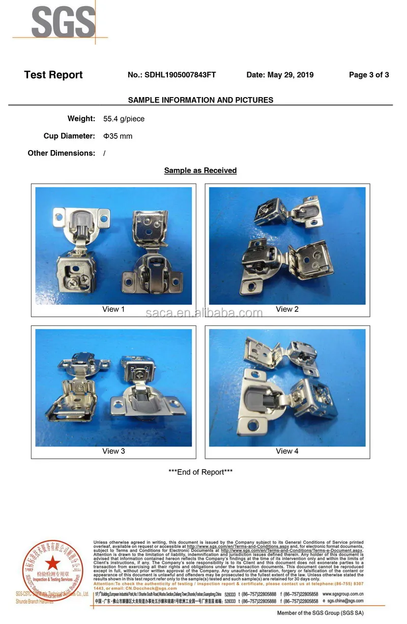sh abc hydraulic 3D adjustment compact soft close closing