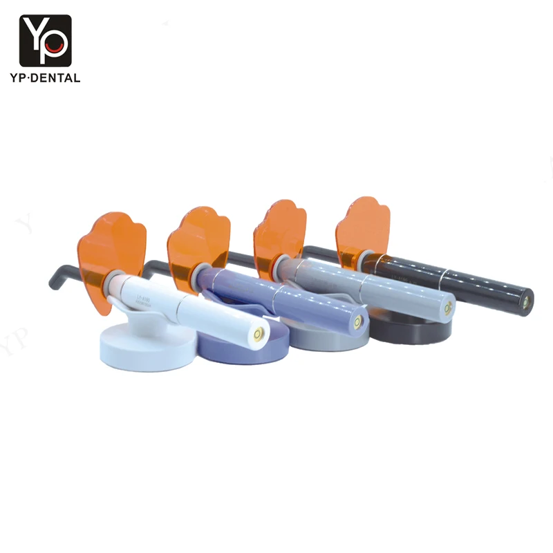High Quality Colorful Plastic LED Curing Light Wireless Cure Lamp Machine 5s Cure 1200mw/cm Teeth Whitening Machine
