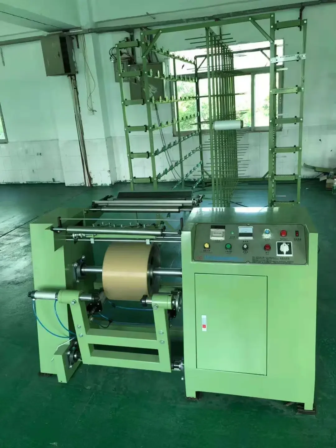 Needle Loom Sectional Warping Machine High Speed Automatic Yarn Warping Machine with Back Creel Stand