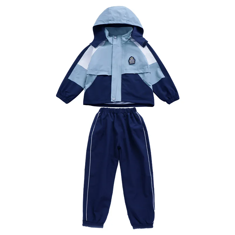Children's Hardshell Jacket School Uniform Winter Three-piece Student Uniform Thickened Warm 3-18 Years Old Manufacturers
