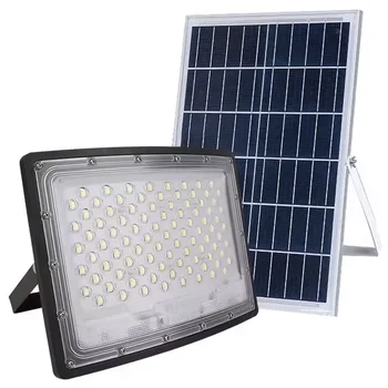 Solar LED Flood Light Remote Curved Surface Luminescence Ip67 Led  Garden Lights  LED Solar Light Motion Sensor Waterproof