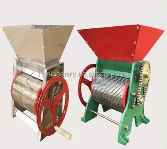 Small Manual Type Coffee Bean Sheller Drying Coffee Hulling Machine