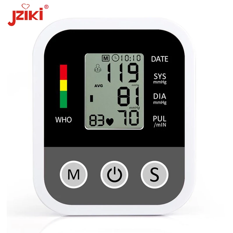 Tensiomètre Bras Automatique Avec Affichage LED - Marque Jziky, Connectivité USB, Neuf