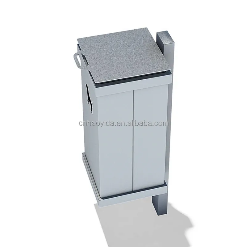 Dog Waste Bin For Garden Pet Waste Station With Lid Outdoor Dog Poo