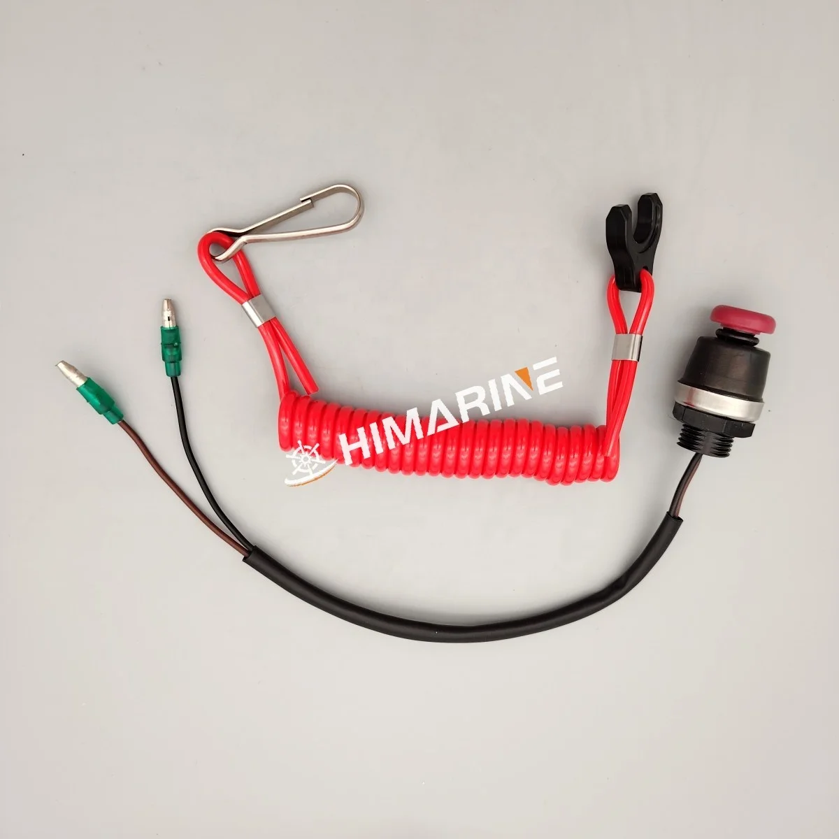 Lanière d'arrêt de Moteur, Coupe-Circuit de Moteur Hors-Bord 22mm Dia Noir Rouge pour Bateau pour VTT pour vélo de saleté Lanière d'arrêt de Moteur, Coupe-Circuit de Moteur Hors-Bord 22mm Dia Noir Rouge pour Bateau pour VTT pour vélo de saleté
