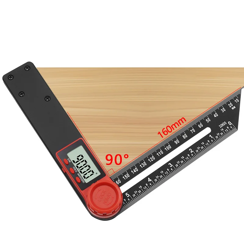 Digital Angle Rulers Gauges Tri Square Sliding T-Bevel Square Level Measuring Gauging Tools Wooden Marking Gauge Protractor