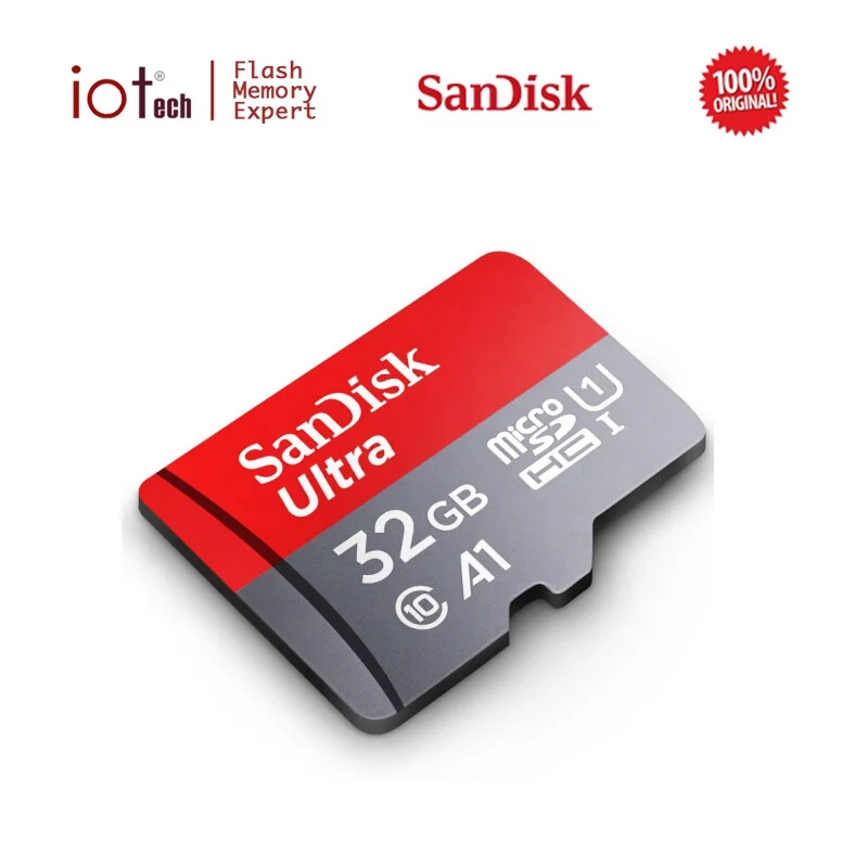 Real Original Sandisk Micro SD Card 16GB 32GB 64GB TF Memory Card