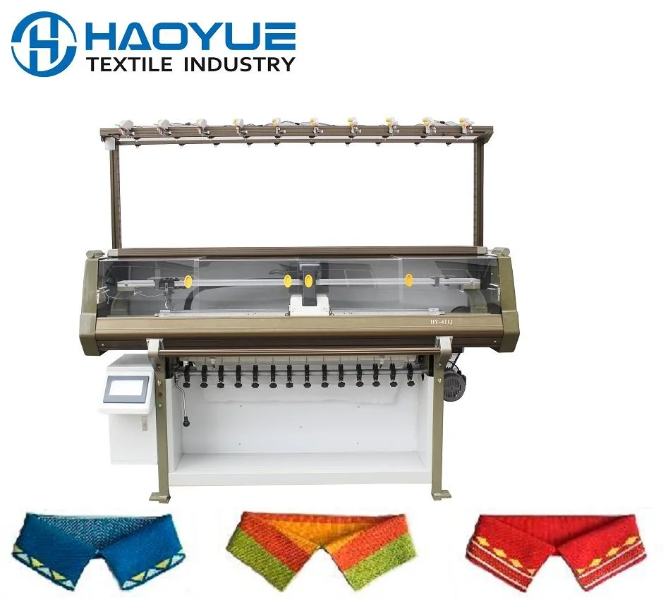 Plain Collar Knitting Machine with 18G